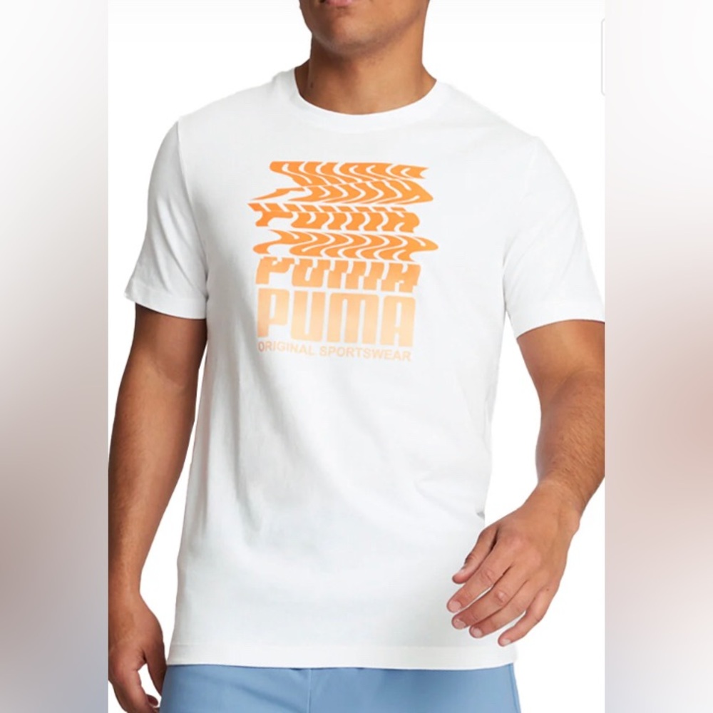 NEW Ripple Puma Crew Neck Short Sleeve T-Shirt